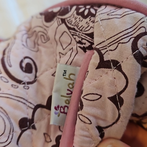 Pink and Brown Paisley Backpack - Picture 14 of 14